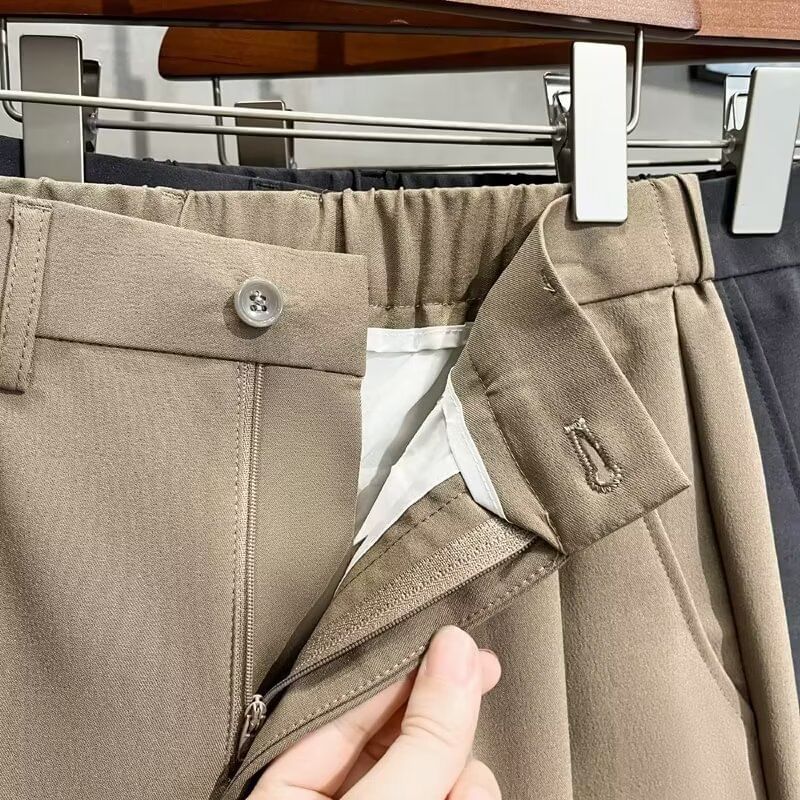farrahces - Effen korte jurk met elastische taille