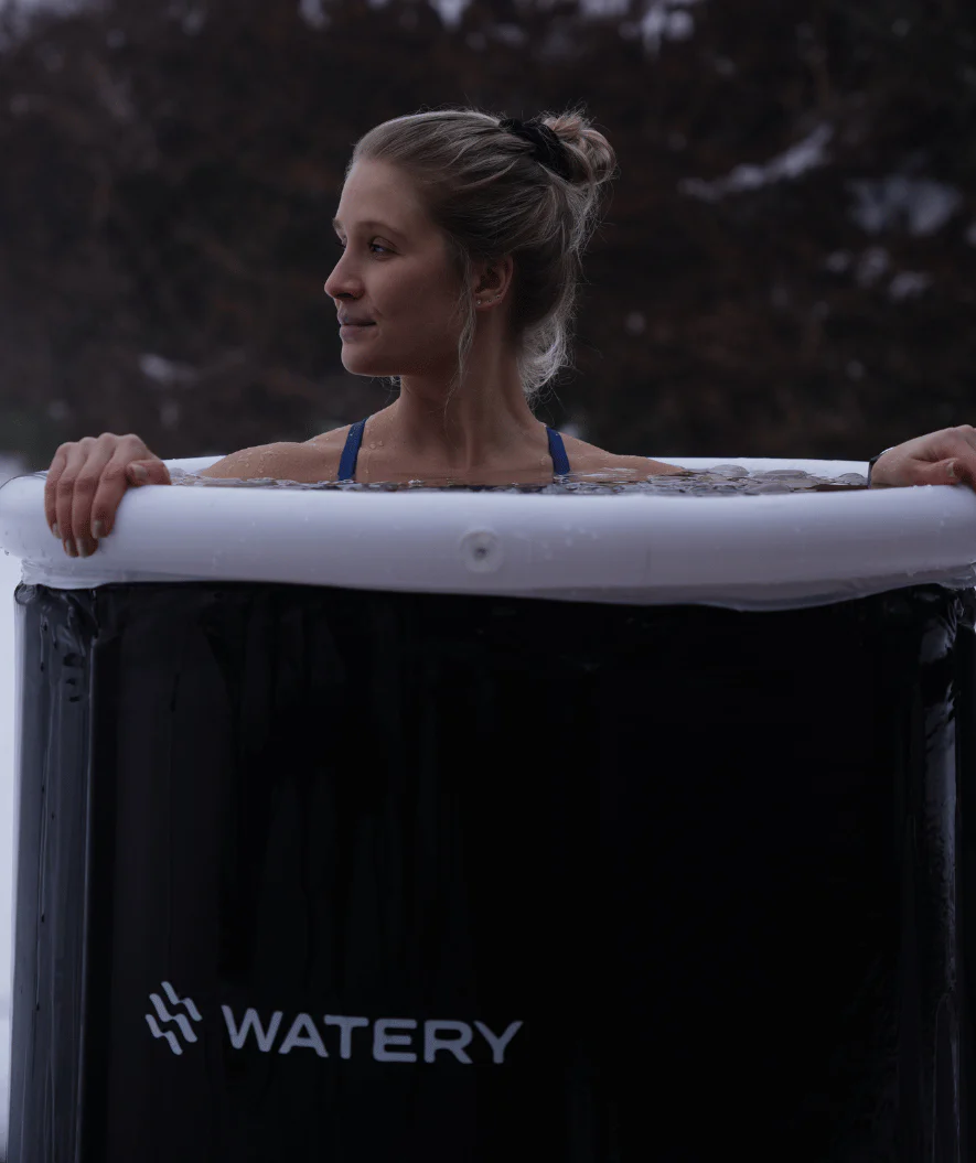 Watery oppustelig isbad - Hero - Sort