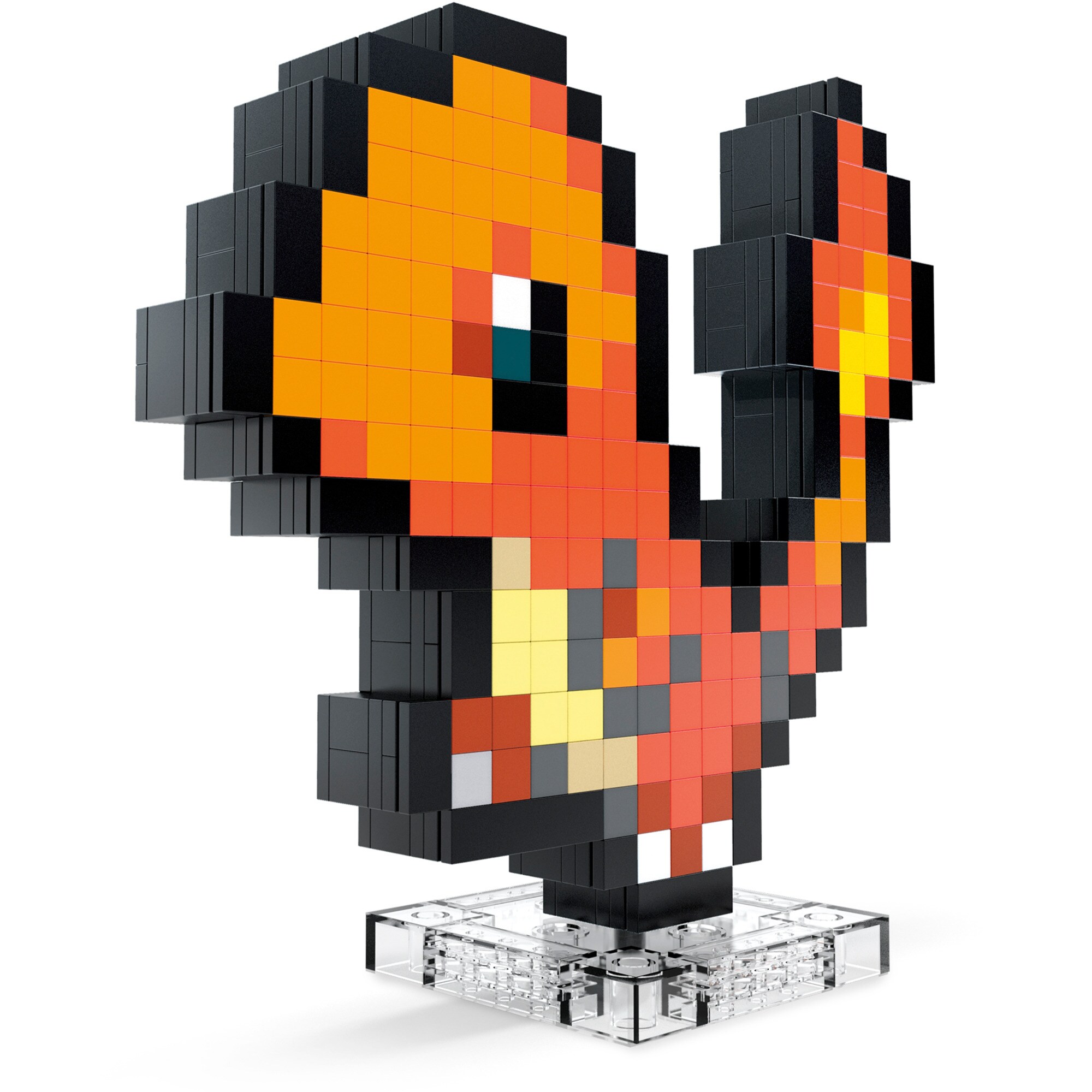 Mattel Konstruktionsspielzeug Pokémon Glumanda Pixel Art