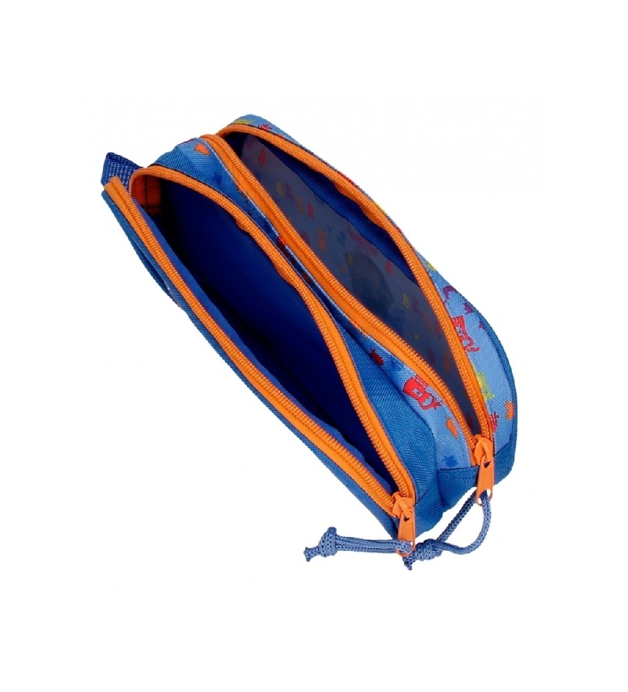 Estojo para lápis Joumma Bags Paw Patrol Rescue Knights com dois compartimentos, azul