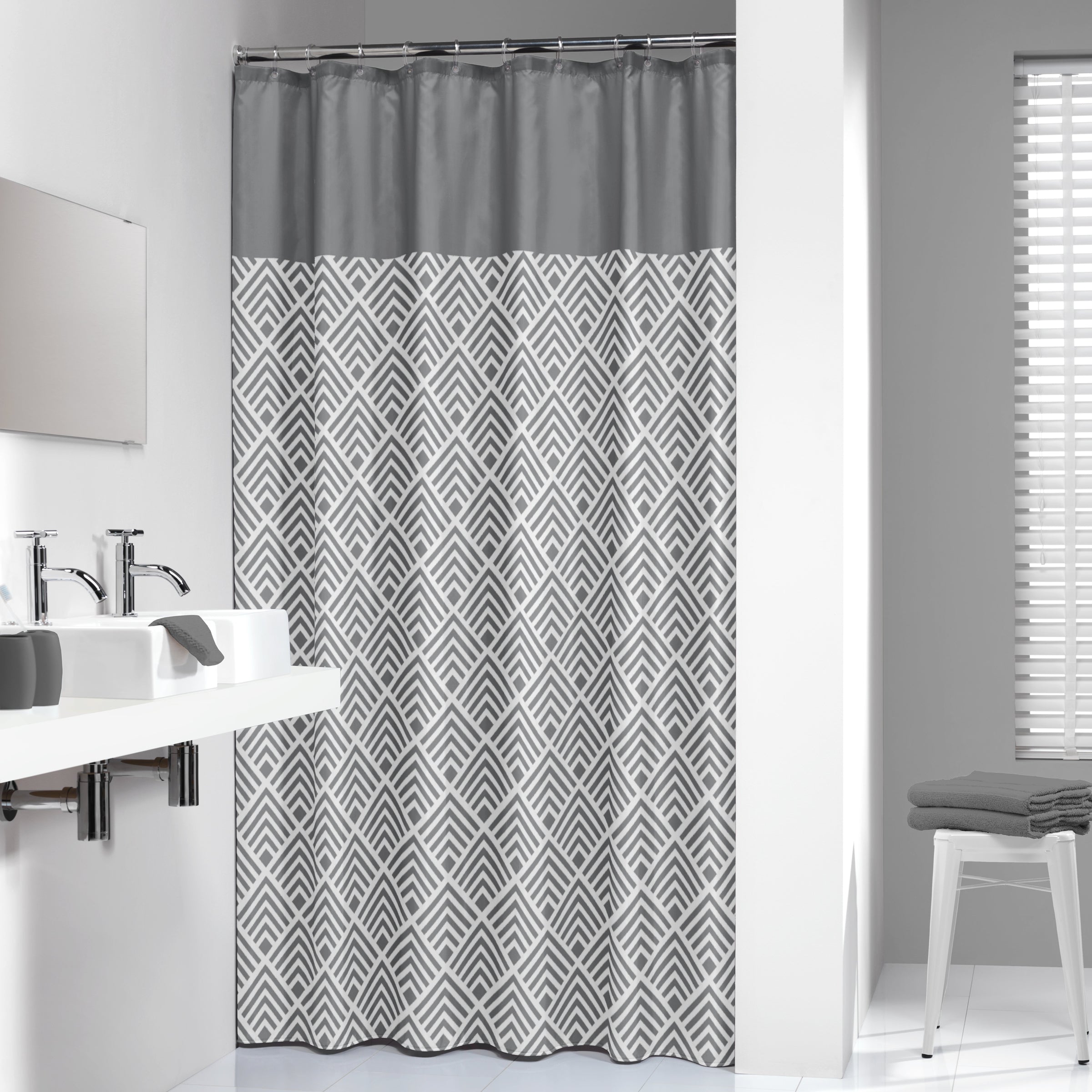 Sealskin Angoli Douchegordijn 180x200 cm Polyester - Grijs