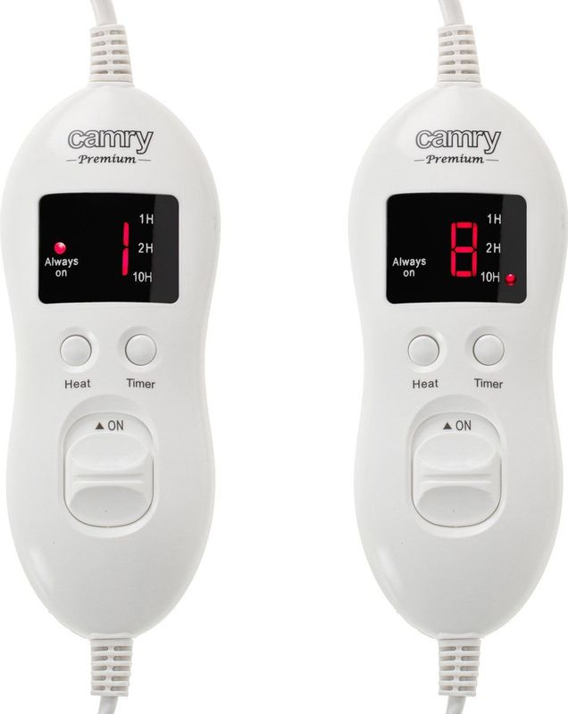Camry CR 7436 - Elektrische onderdeken met timer - 2 persoons