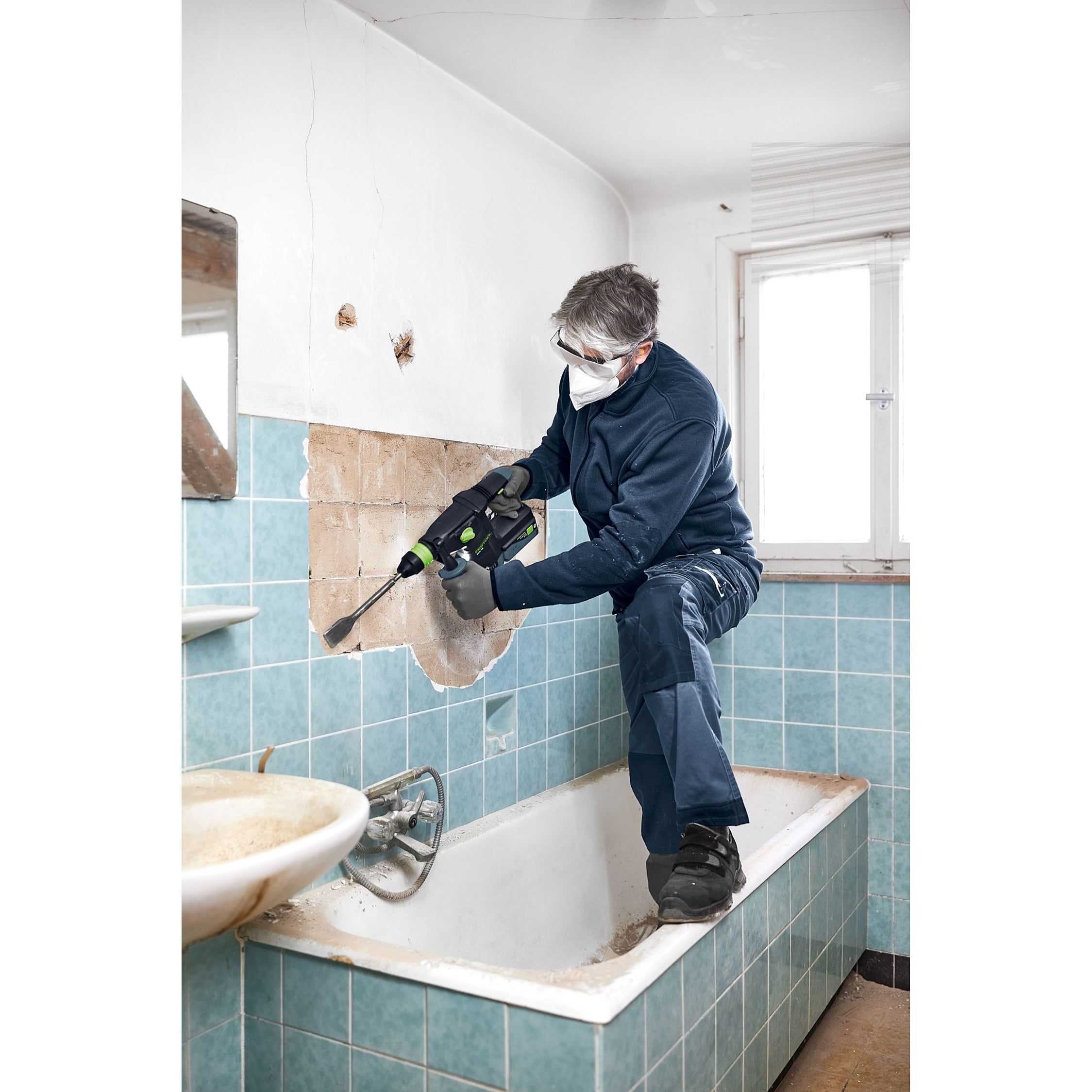 Festool KHC 18 5,0 EBI-Plus Accu combihamer SDS-Plus 2,6J   snelwisselboorkop 18V 5.0Ah in Systainer - 577448