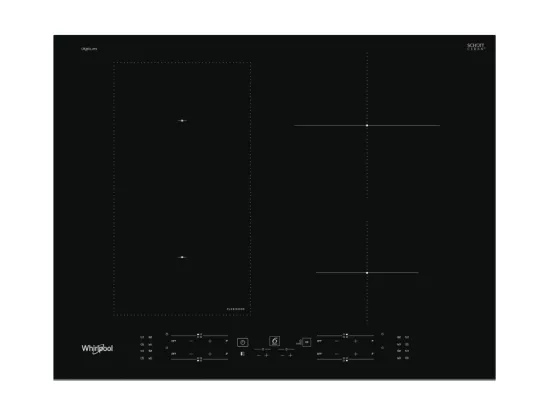 Plaque induction WHIRLPOOL 7200W 65cm, WLB 4265 BFIXL