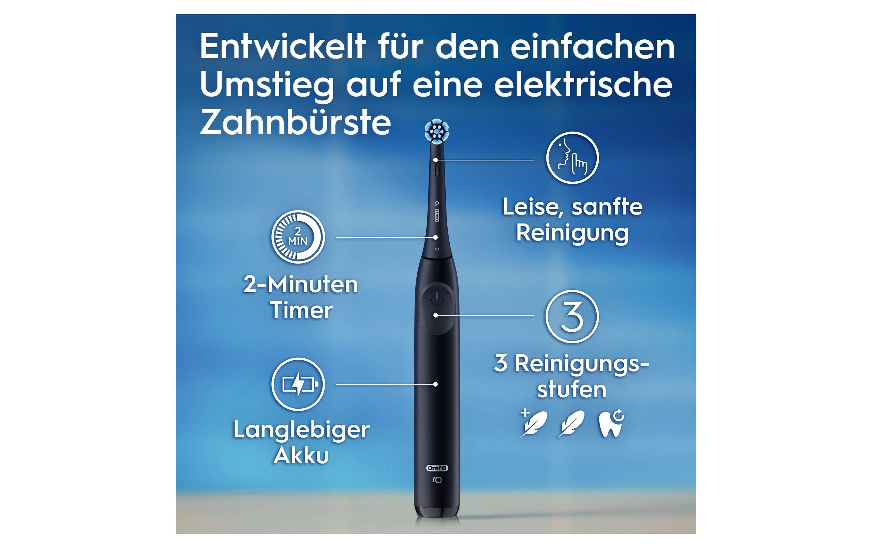 Elektrische Zahnbürste iO Series2 Black/GreenRotationszahnbürste