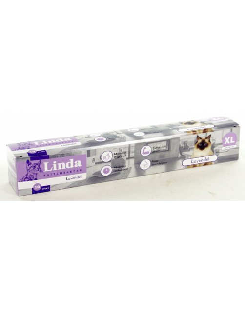 Linda Kattenbakzak Lavendel - Kattenbakaccessoires