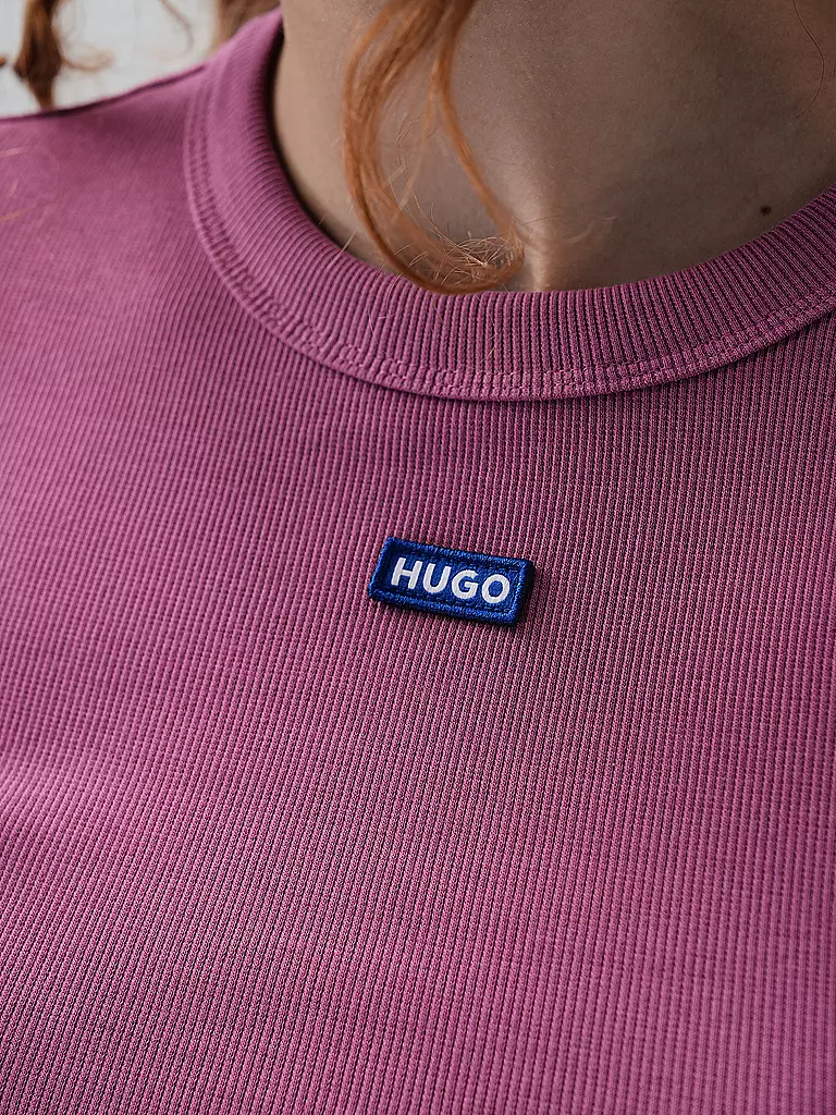 HUGO T-Shirt Cropped Fit rosa