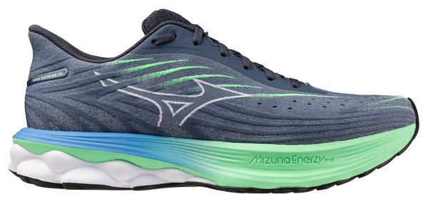 Chaussures Running Mizuno Wave Skyrise 6 Bleu/Vert Homme