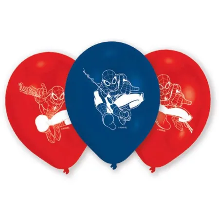 amscan 6 Luftballons Spider-Man 22,8 cm
