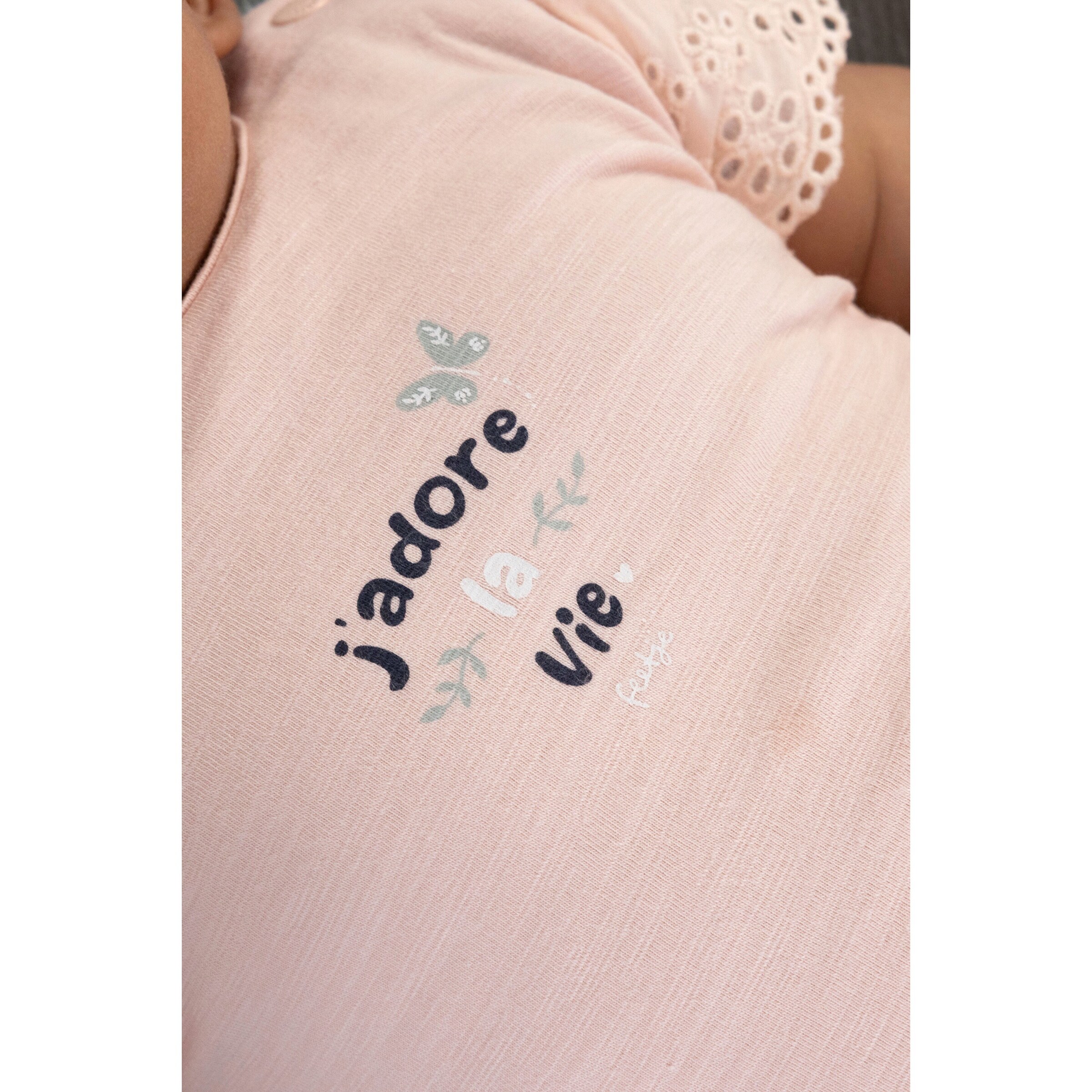 Feetje T-Shirt Lockstick-Ärmel rosa