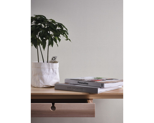 Vliesbehang 1649-19 Meistervlies ProProtect kussenstructuur wit