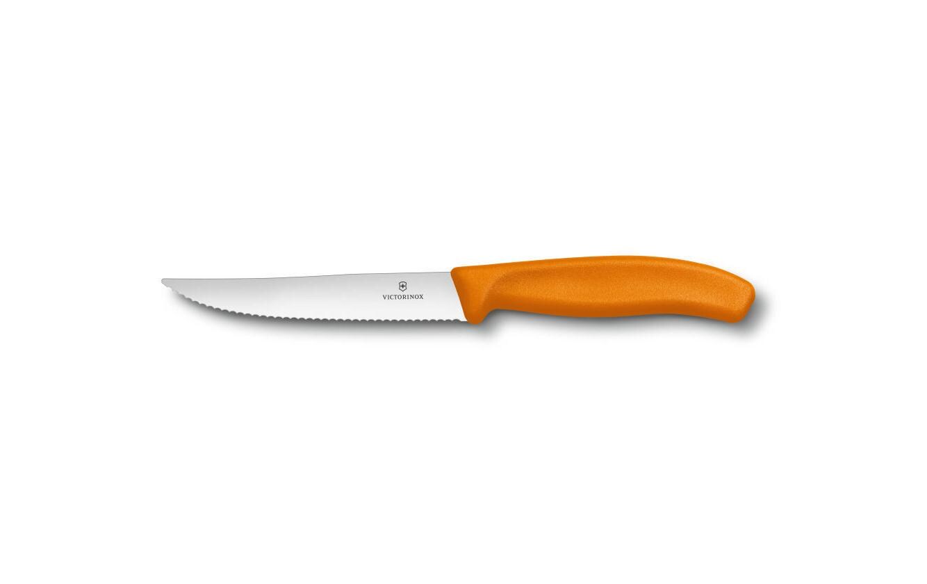 Messerblock-Set mit Messer Swiss Classic 5-teilig, SchwarzMesserblock bestückt mit 4 Steak- und Pizzamessern