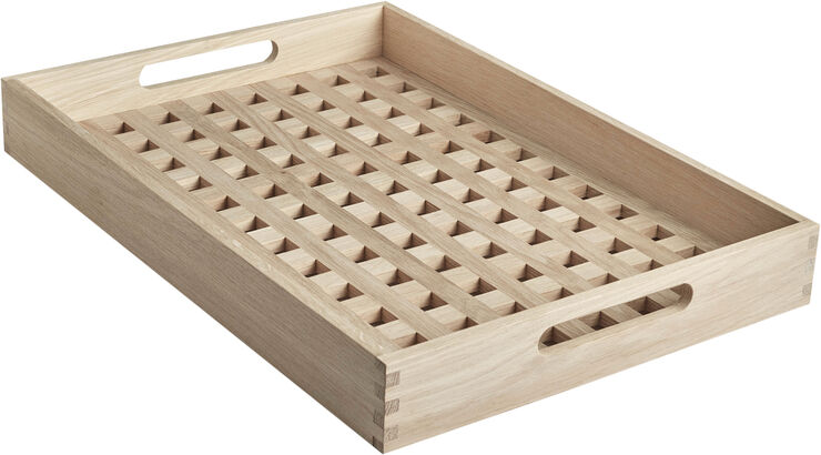 Skagerak Fionia Tray 52x36, Oak, 100% Brun