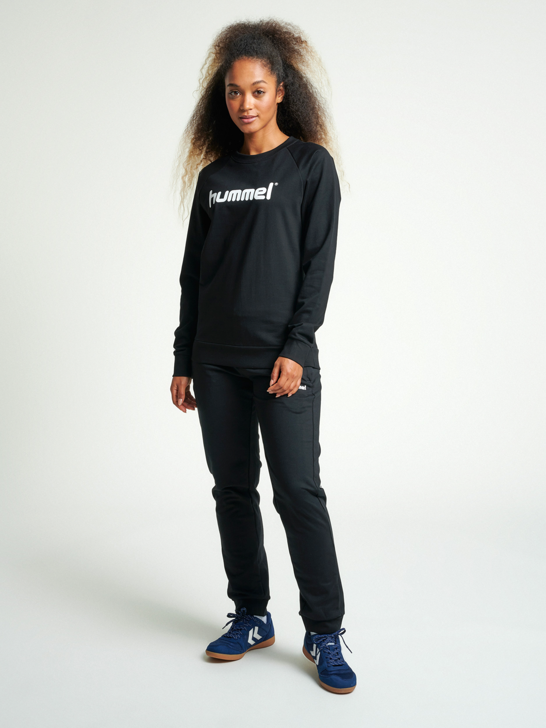 HUMMEL GO COTTON LOGO SWEATSHIRT WOMAN