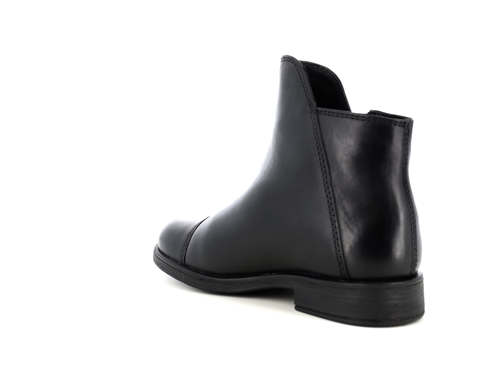 Geox-JR AGATA J5449C Cuir Noir