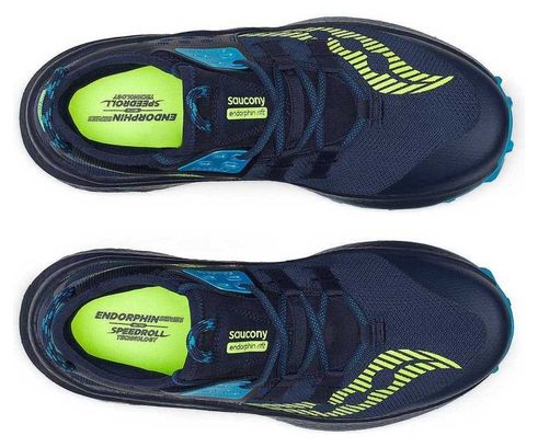 Chaussures Trail Saucony Endorphin Rift Bleu Homme