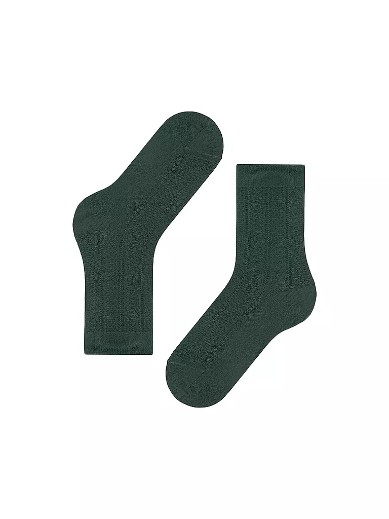 FALKE Socken NEEDLEPOINT thyme olive