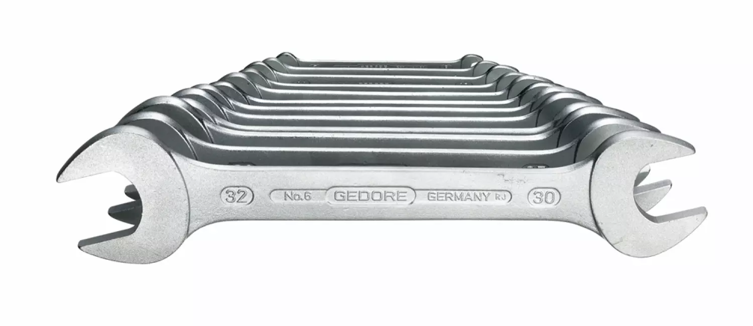 Gedore 6-100 10-delige Steeksleutelset - 6-32mm