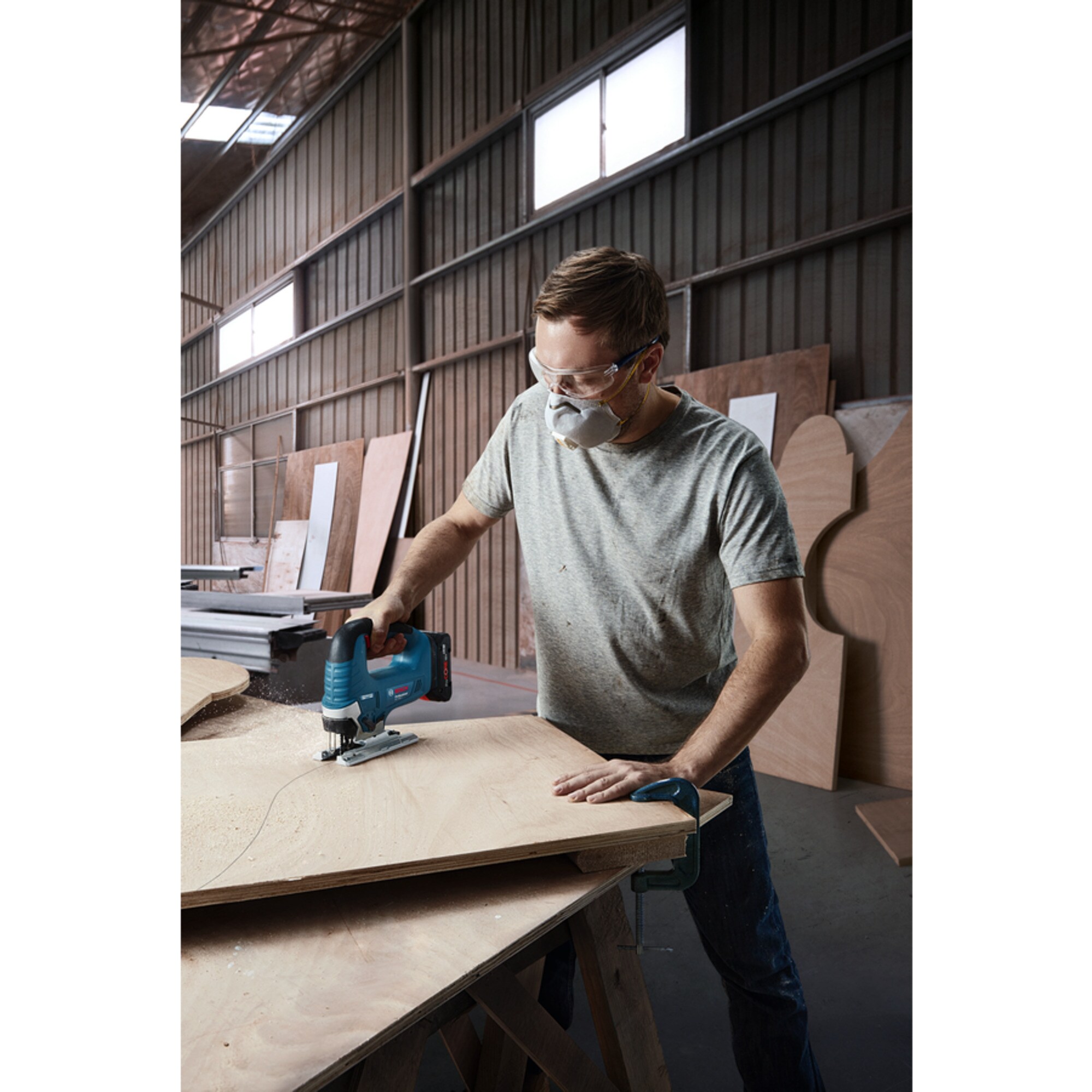 Bosch Stichsäge Akku-Stichsäge GST 18V-125 B Professional solo, 18Volt