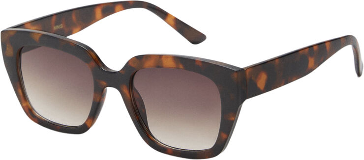 MANGO Acetate frame sunglasses Dark brown