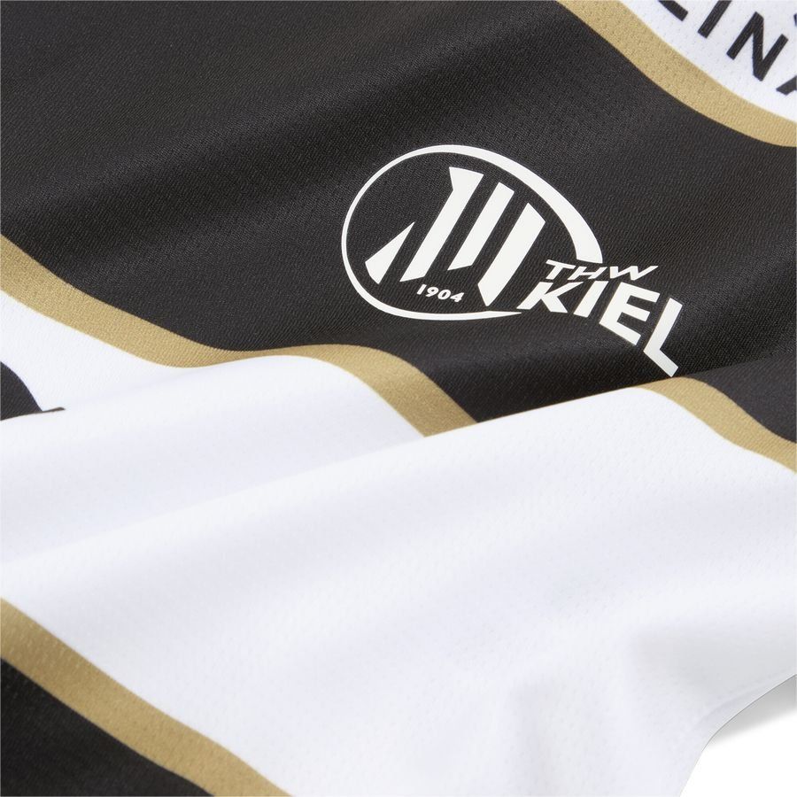 THW Kiel CL Maillot Domicile 2024/25 - Blanc/Noir/Doré Enfant