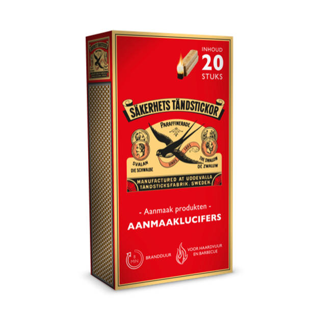 Zwaluw aanmaaklucifers 20 stuks