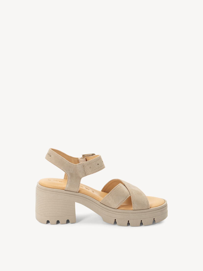 Leren Sandaaltje - beige