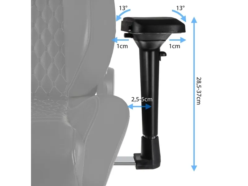 noblechairs EPIC Ægte læder Gaming Stol - sort