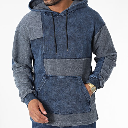 Sweat Capuche GK-1087 Bleu Marine