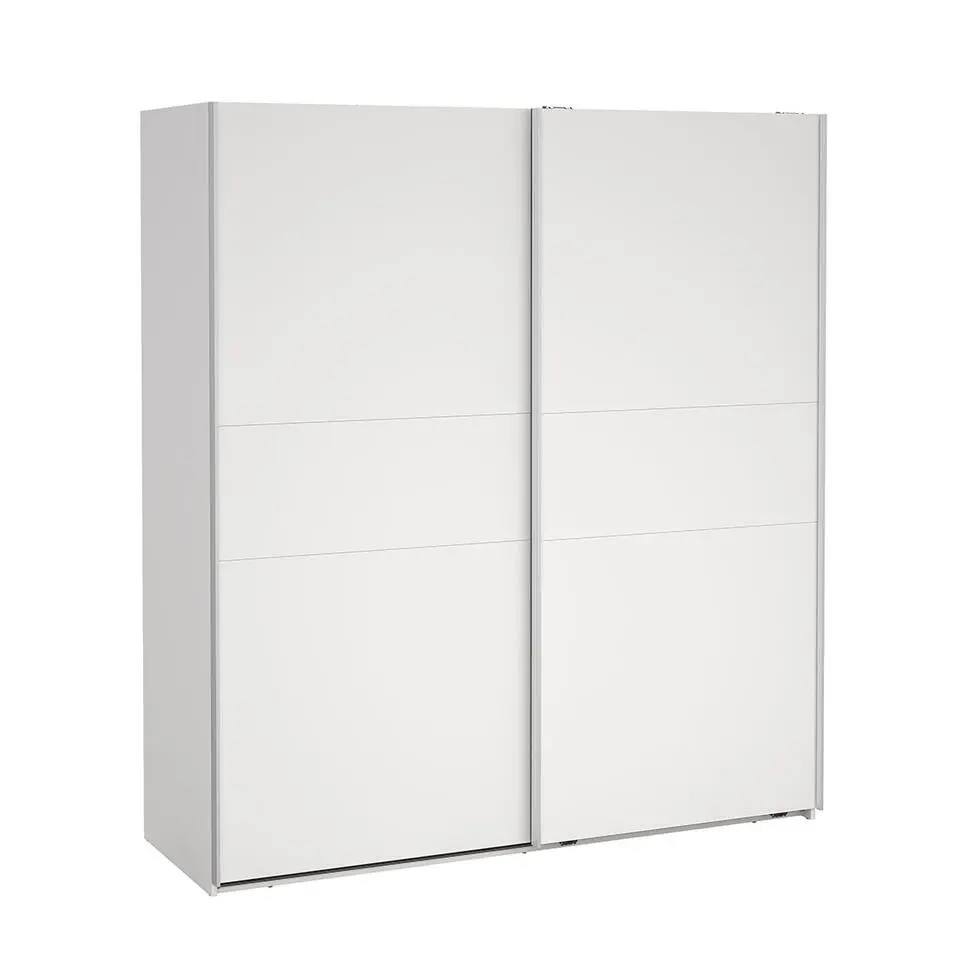 Hioshop Como schuifdeurkast 2 deuren 180x200cm wit