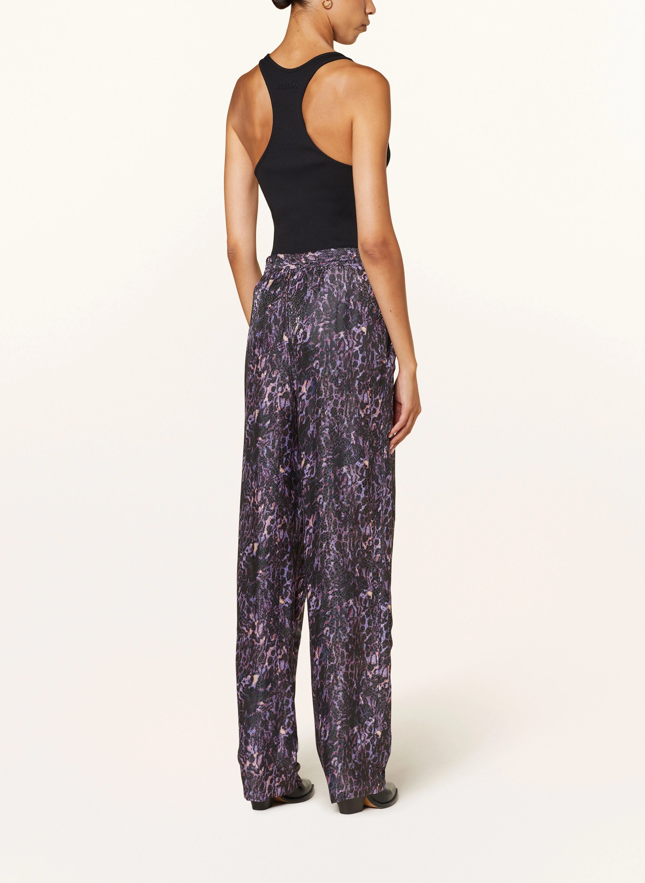 ISABEL MARANT Jacquard-Hose PIERA mit Seide