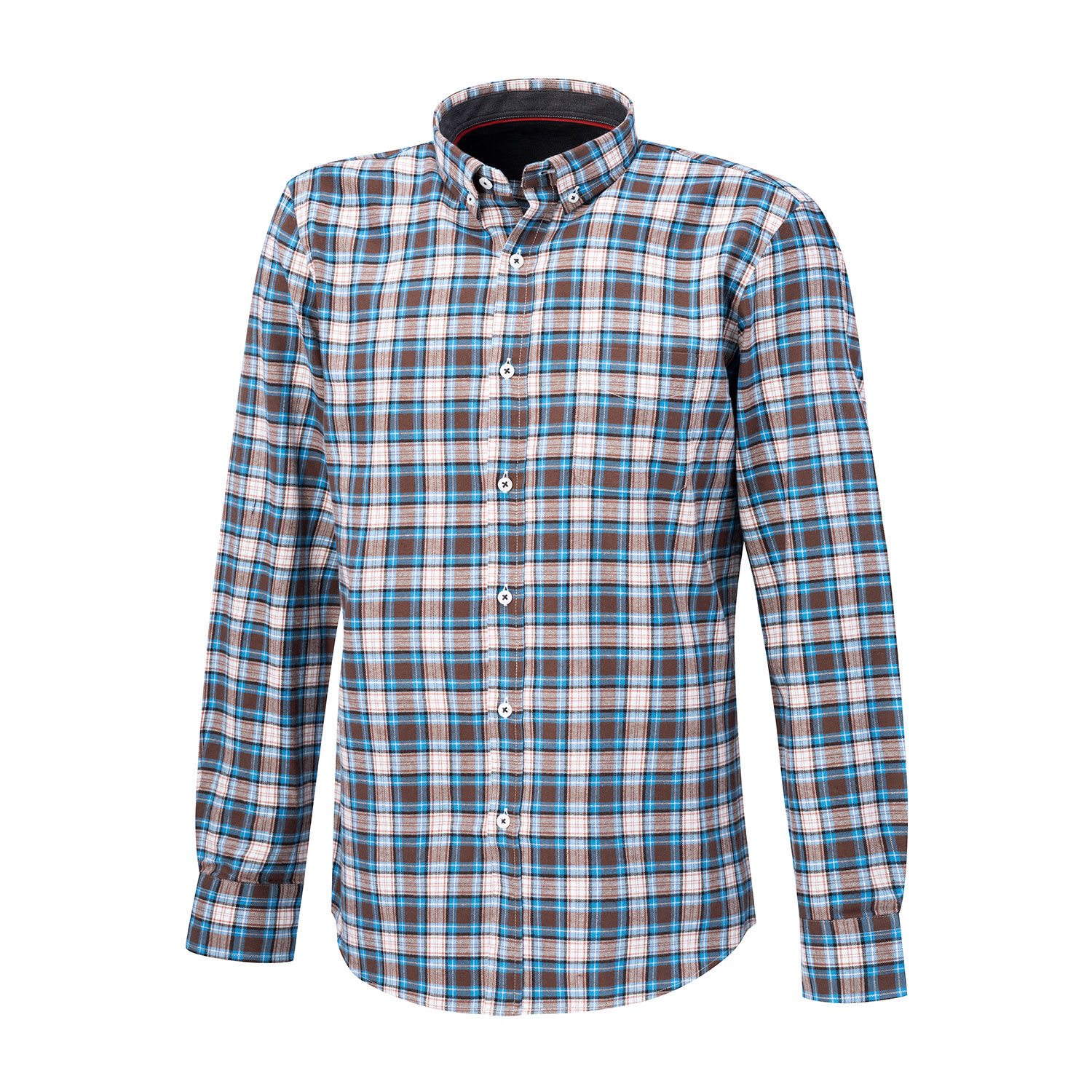 Kariertes Casual Herren-Flanellhemd von Artime