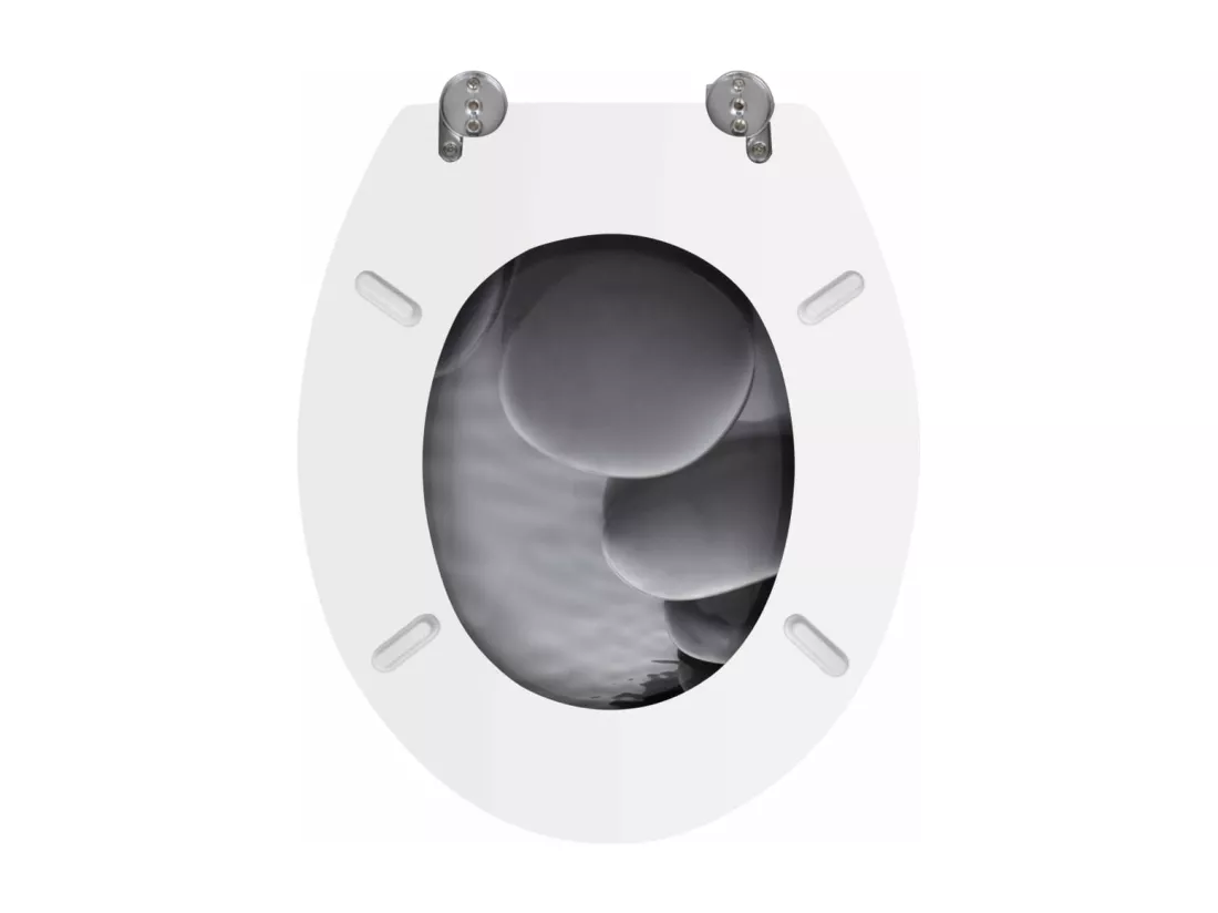 Siège de toilette abattant effet bois 43.7 x 37.8 x 5 cm 02_0002881