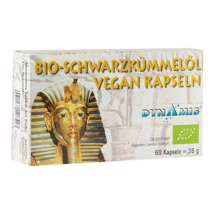 Schwarzkümmel Bio Vegan Kapseln, 60 St