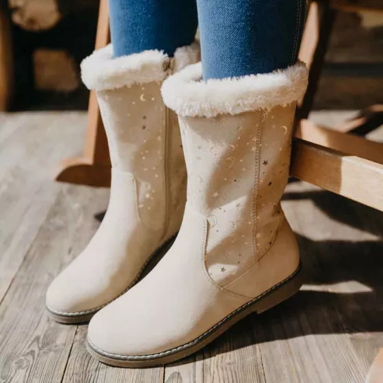 Bottes BEIGE LITTLE LOLITA