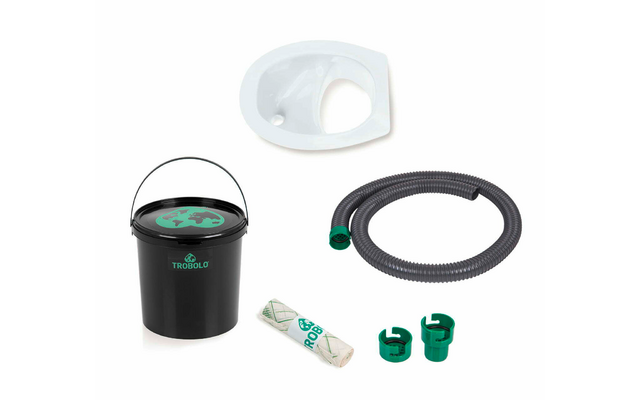 TROBOLO Do it yourself Set 4 teillig für den Eigenbau der Trenntoilette mit Urinableitung