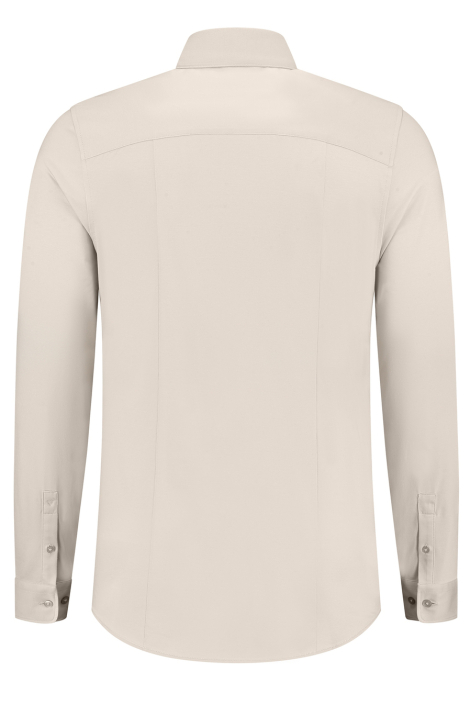 Pure Path beige heren overhemd