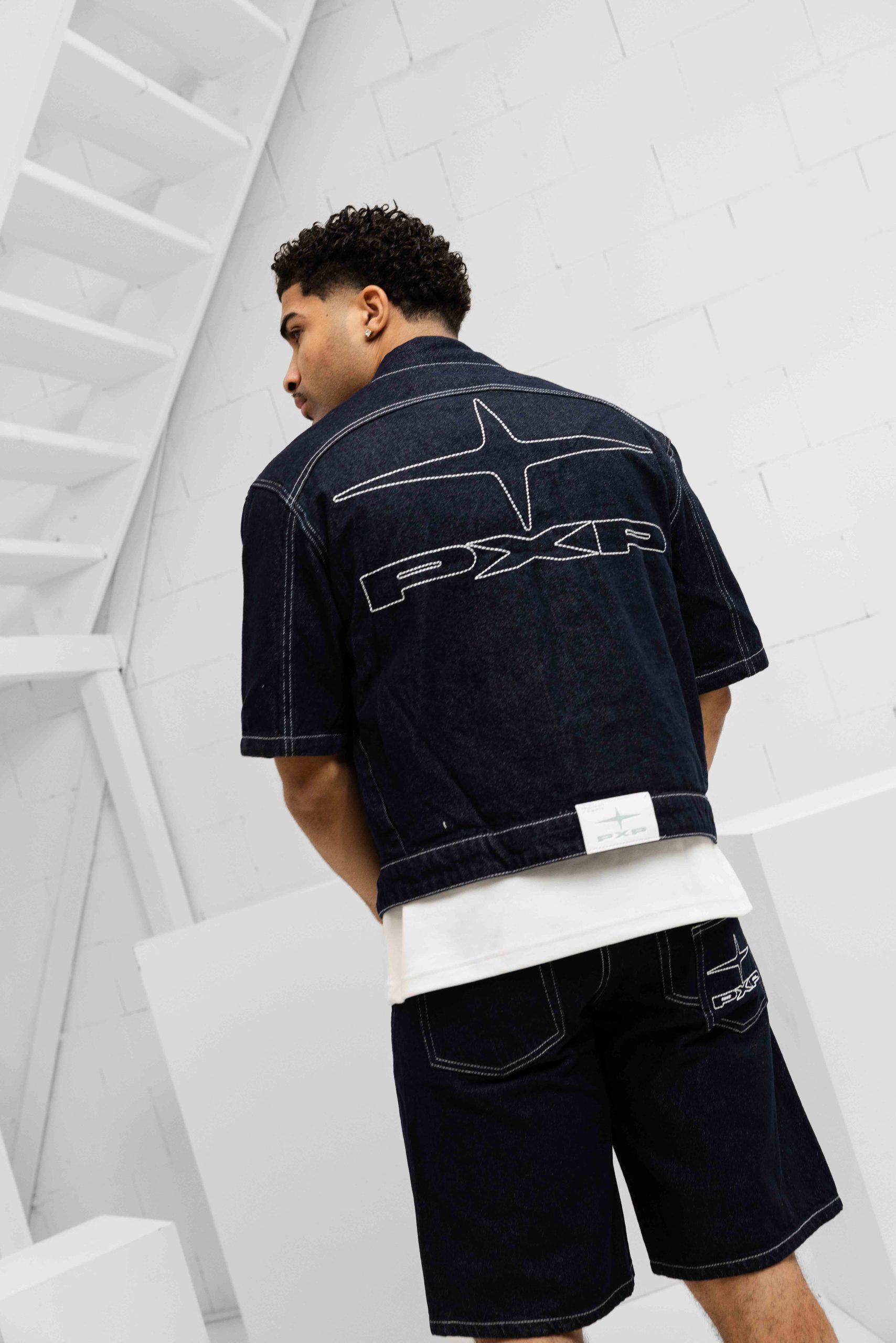 Project X Paris Knockout Denim Zomerset Heren Donkerblauw