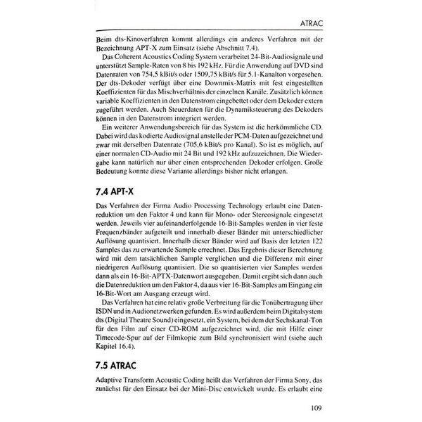 GC Carstensen Verlag Das Tonstudio Handbuch