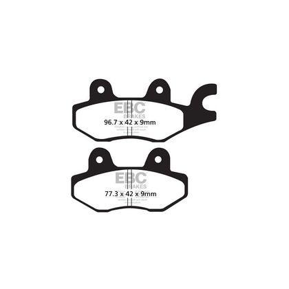 Plaquettes de freins EBC Sinter Métal Fritté avant droit/gauche (selon modèle)