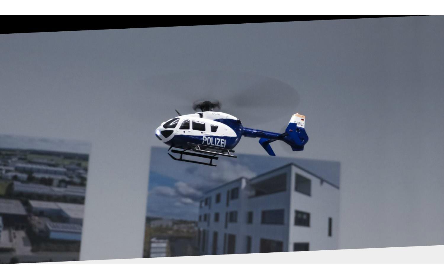 Helikopter AFX-135 Polizei 4-Kanal Singlerotor RTF<br>Kleiner Scale Heli mit 4-Kanal Steuerung für Einsteiger und Fortgeschrittene