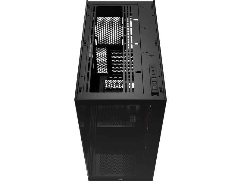 Corsair PC-Gehäuse 3500X ARGB TG Schwarz Mid-Tower PC-Case mit atemberaubender Ästhetik und geräumigem Innenraum