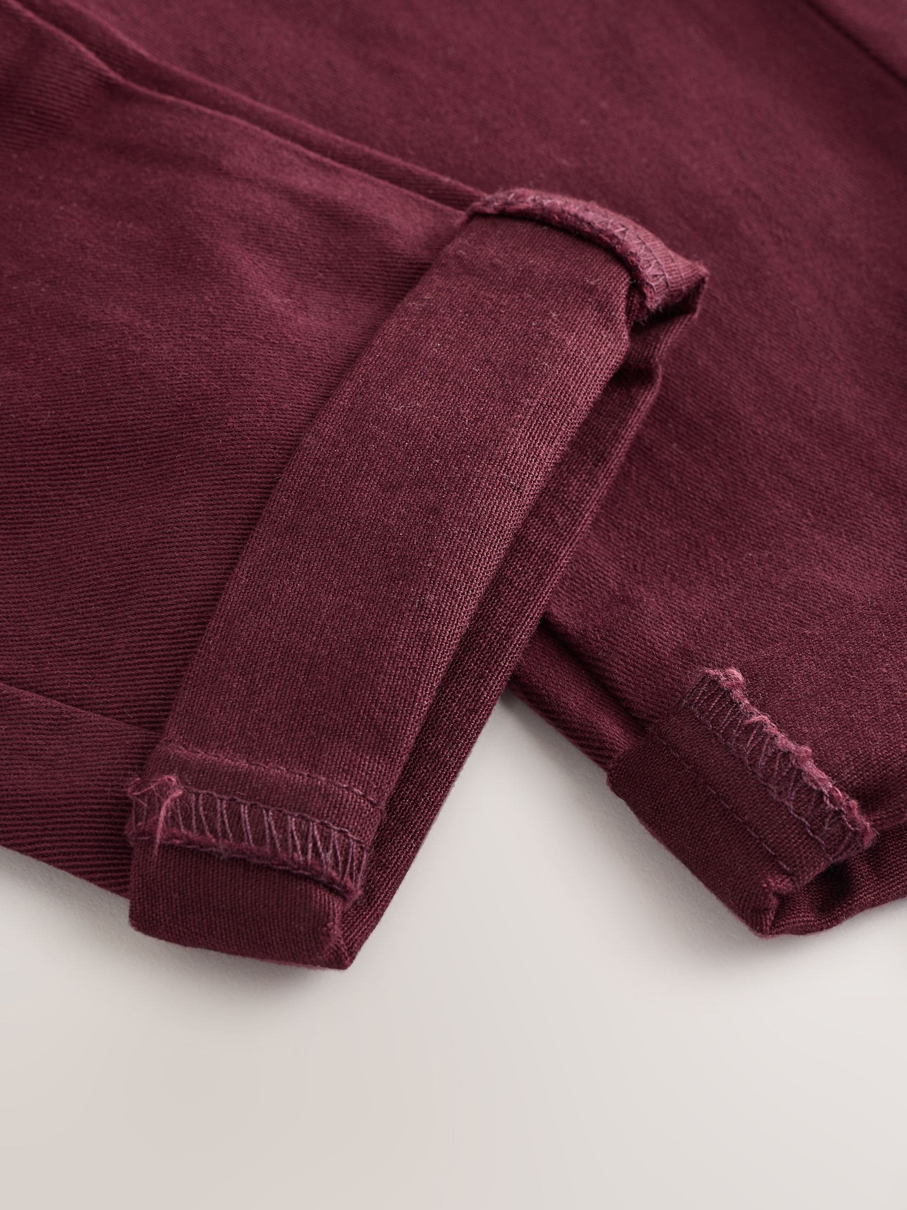 Bordeauxrood - Stretchy chino's (3-17jr)