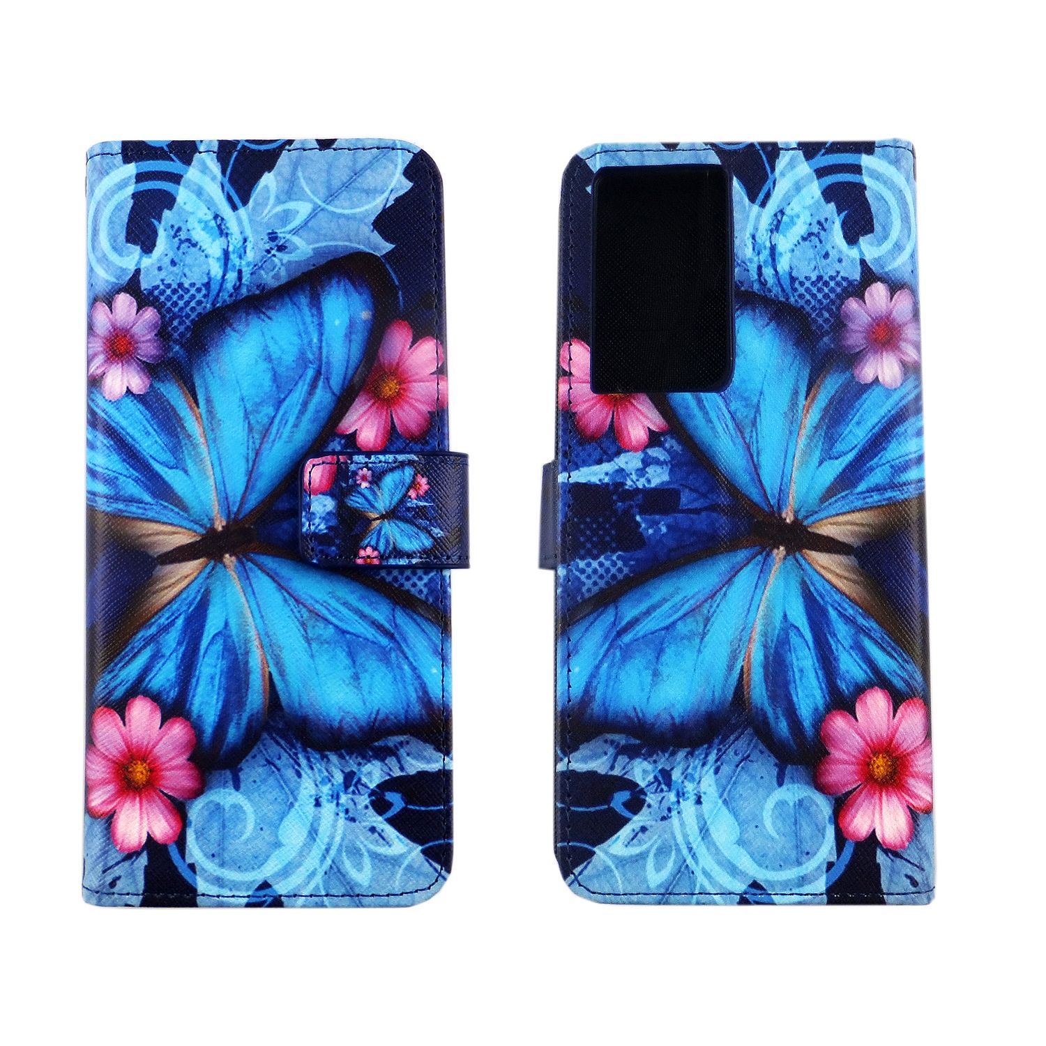 Hülle Handy Schutz für Samsung Galaxy S21 Ultra Case Cover Tasche Wallet Etui