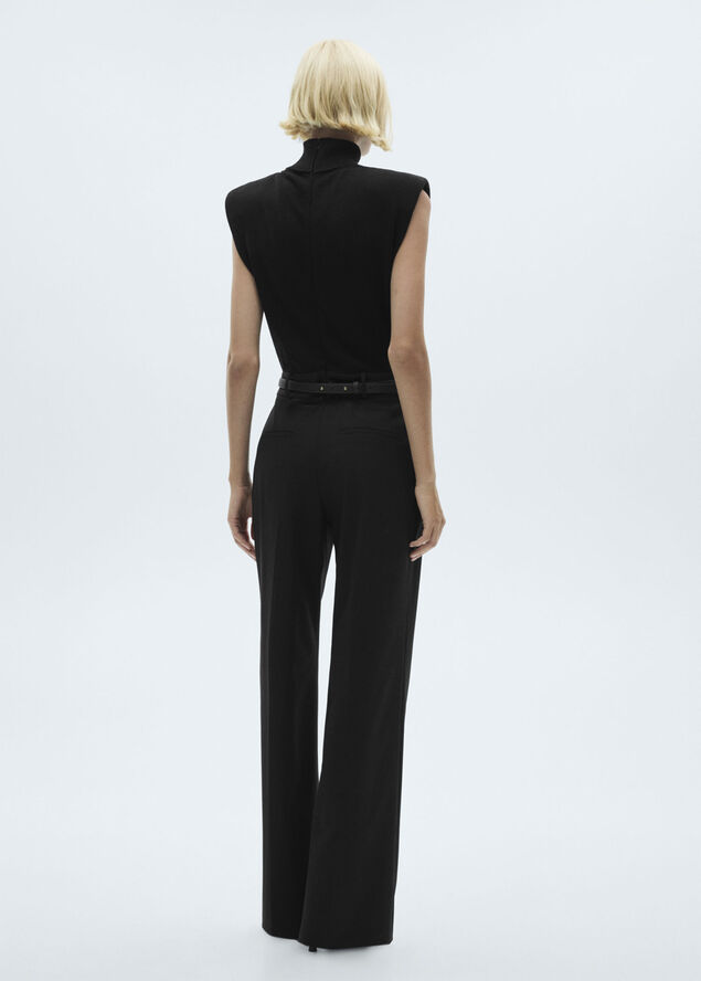 MANGO Playsuit. -- ULTRA Black