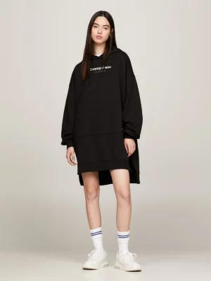 Vestido essencial com capuz