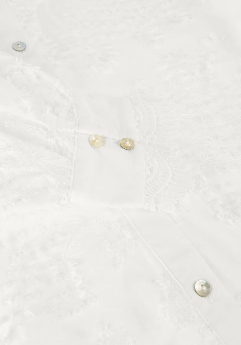 BRUUNS BAZAAR witte bruuns bazaar blouse lingon charlotta shirt