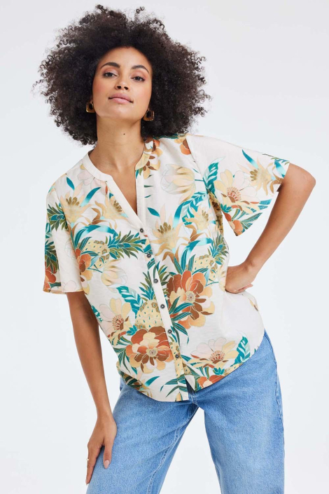 DIDI beige dames blouse