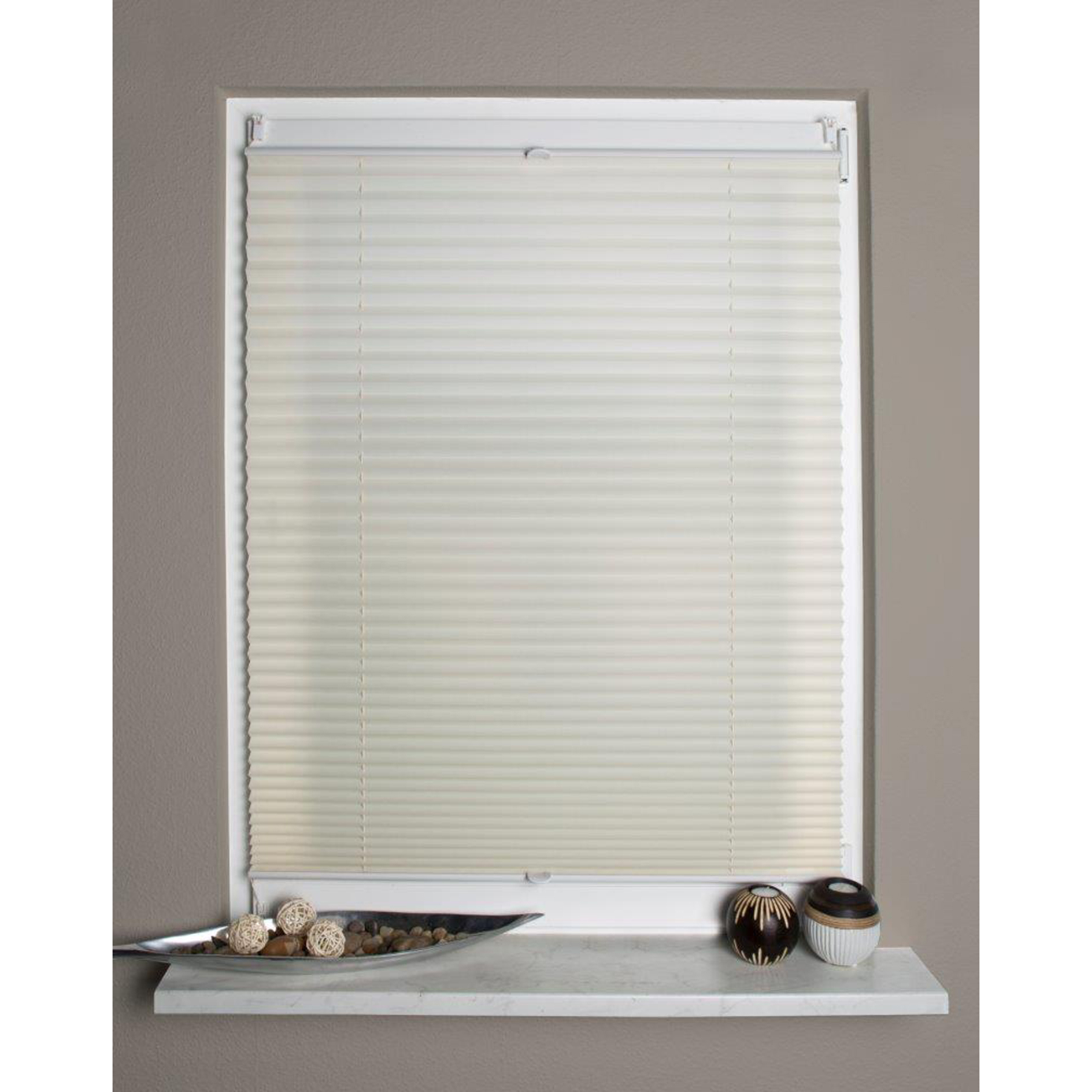 Plissee UNI DEKO - beige - 40x130 cm