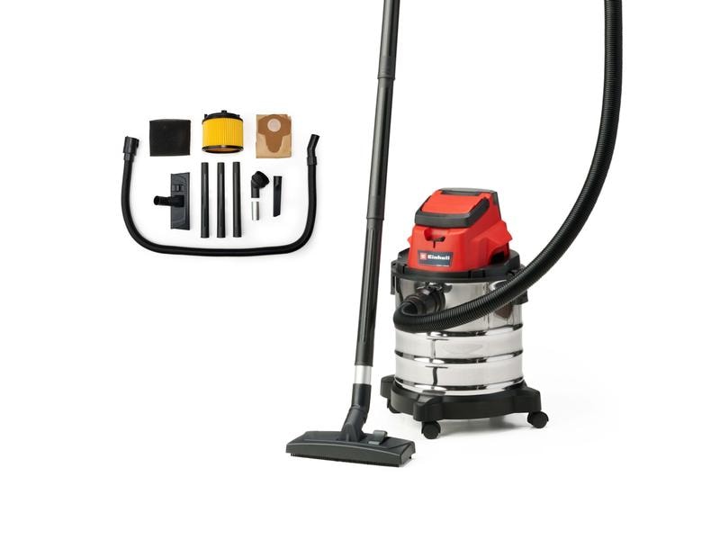 Einhell Akku-Nass-/Trockensauger TC-VC 18/20 Li S Solo Sauger der Power X-Change Familie